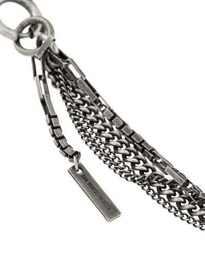 Shop Ann Demeulemeester Charm Bracelet - Metallic