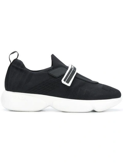 Shop Prada Cloudbust Sneakers In Black