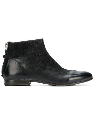 Shop Moma Western Ankle Boots - Black