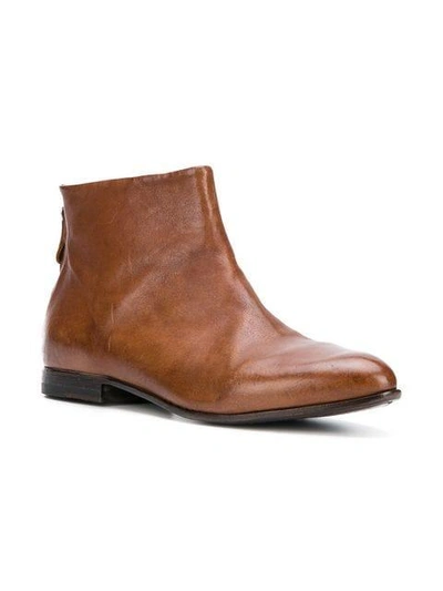 Shop Moma Western Ankle Boots - Brown
