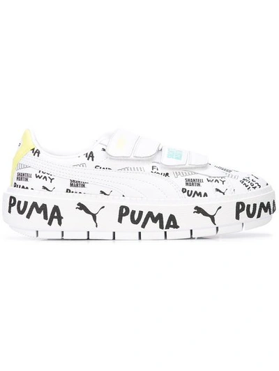 Puma X Shantell Martin Platform Trace Strap In White | ModeSens