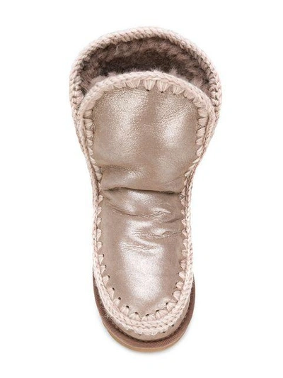 Shop Mou Eskimo 21 Boots In Neutrals