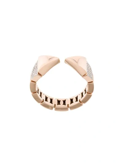 Shop Anapsara Temptation Embellished Ring In Metallic