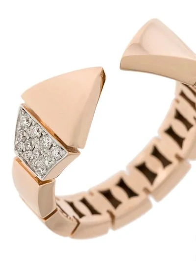 Shop Anapsara Temptation Embellished Ring In Metallic