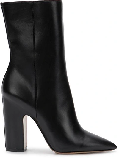 Shop Maison Margiela Pointed Toe Ankle Boots In Black