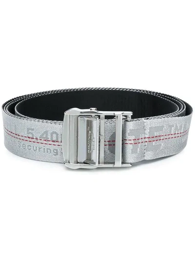 Shop Off-white Classic Industrial Belt - Grey