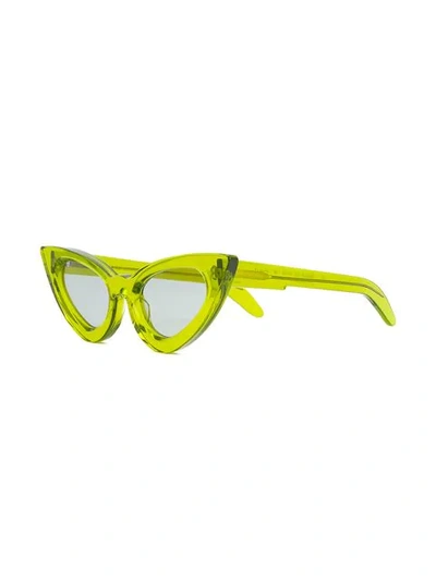 Shop Kuboraum Y3 Sunglasses In Green