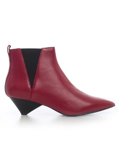 Shop Ash Cosmos Ankle Boots In Lipstick