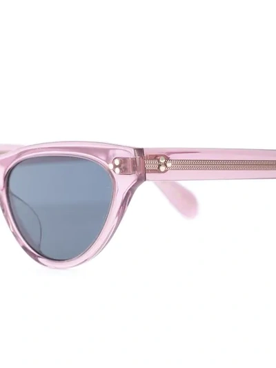 Shop Oliver Peoples Cat Eye Sunglasses - Purple