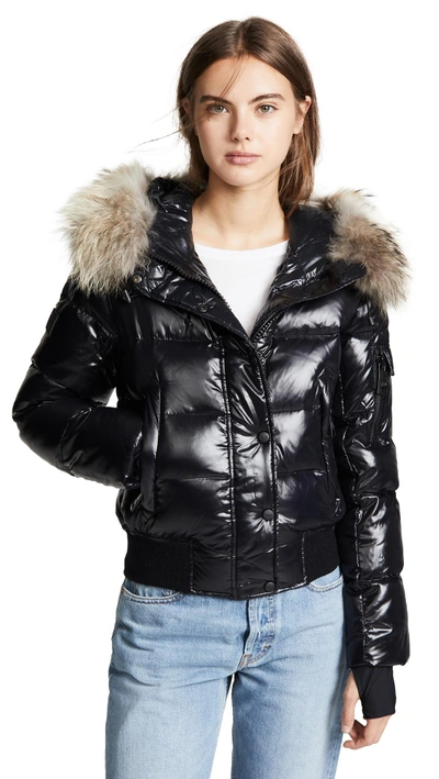 Skyler Short Down Jacket with Fur