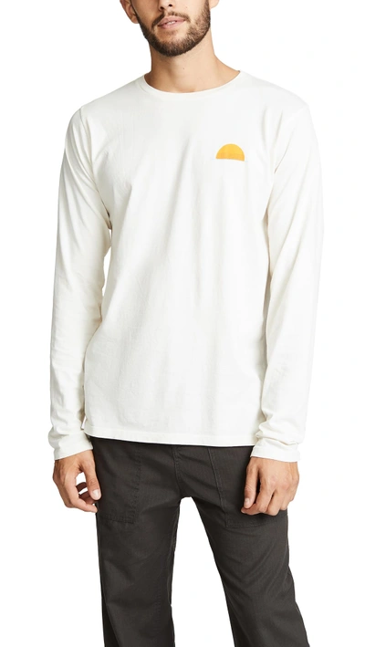 Shop Mollusk Realize Long Sleeve Tee In Natural