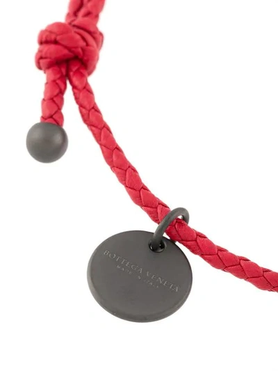 Shop Bottega Veneta Charm Bracelet - Red