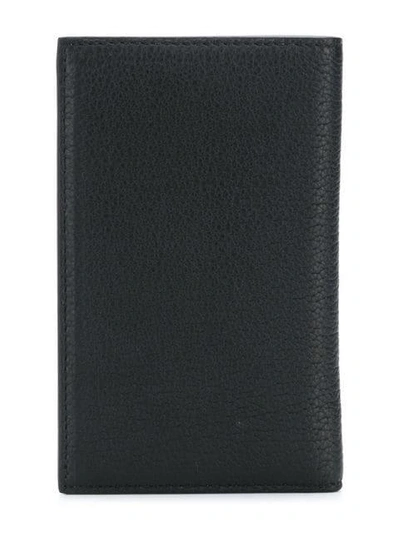 Shop Versace Long Bi-fold Wallet - Black