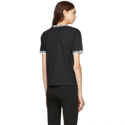 Shop Alyx 1017  9sm Black Logo Sport T-shirt In 001 Black