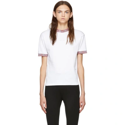 Shop Alyx 1017  9sm White Logo Sport T-shirt In 007 White
