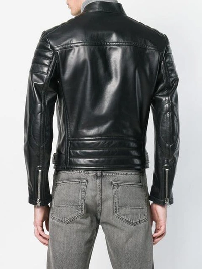 Shop Tom Ford Biker Jacket In Black