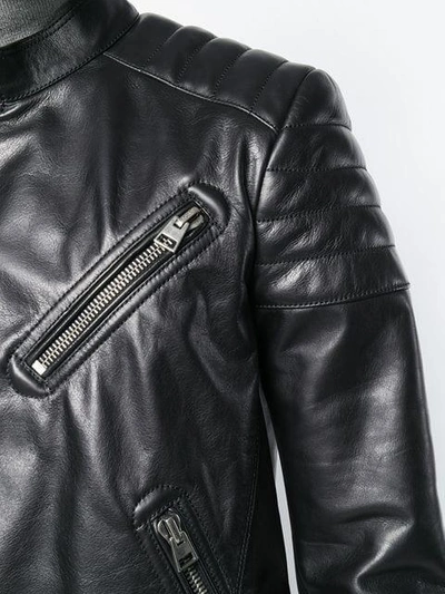 Shop Tom Ford Biker Jacket In Black