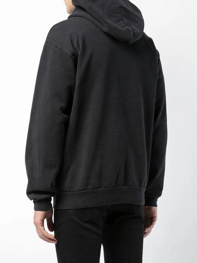 Shop Local Authority Logo Patch Hoodie - Black