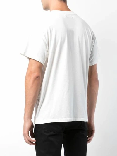 Shop Amiri Lovers Slogan T-shirt In White