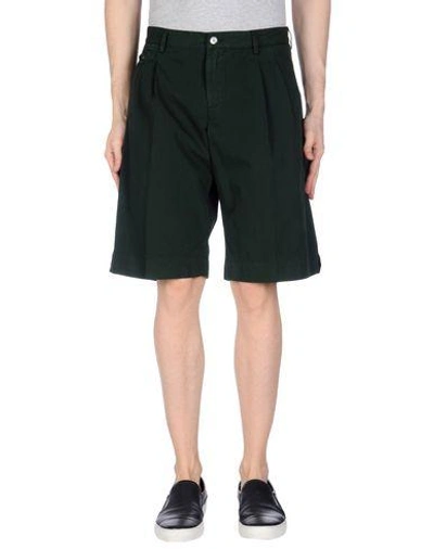 Shop Dolce & Gabbana Shorts & Bermuda In Dark Green