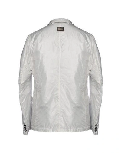 Shop Gallotti Jackets In Light Grey