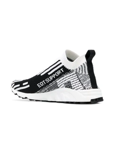 Adidas Originals Adidas Eqt Support Sock Primeknit Sneakers In Black&white  | ModeSens