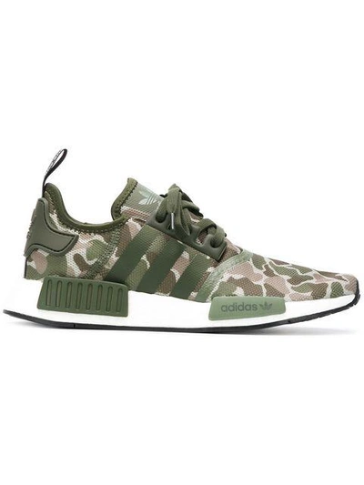 Shop Adidas Originals Nmd R1 Boost In Green