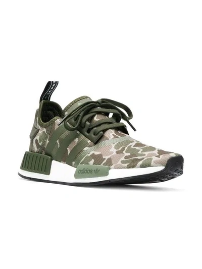 Shop Adidas Originals Nmd R1 Boost In Green