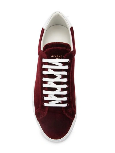 Shop Givenchy Logo Low In Red