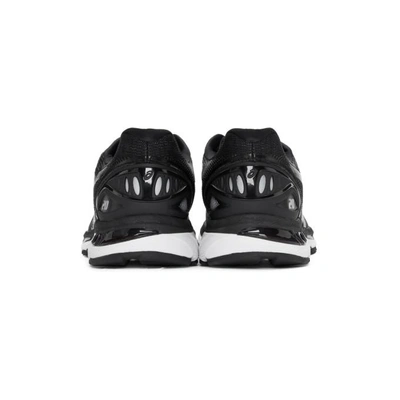 Shop Asics Black And White Gel-nimbus 20 Sneakers In Black/white