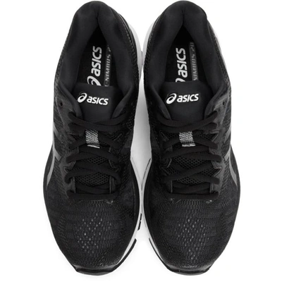 Shop Asics Black And White Gel-nimbus 20 Sneakers In Black/white