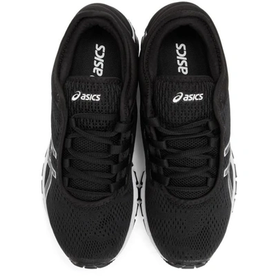 Shop Asics Black And White Gel-quantum 180 3 Sneakers In Black/white