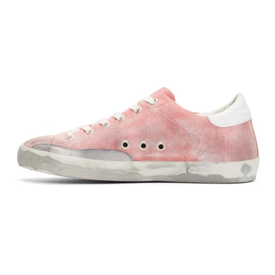 Shop Golden Goose Red Drill Superstar Sneakers In Red Drill-s