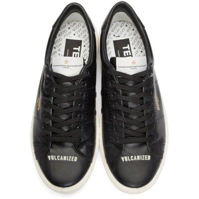 Shop Golden Goose Black Vulcanized Tennis Sneakers