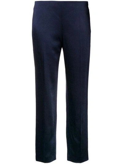 Shop M Missoni Straight Cut Trousers - Blue