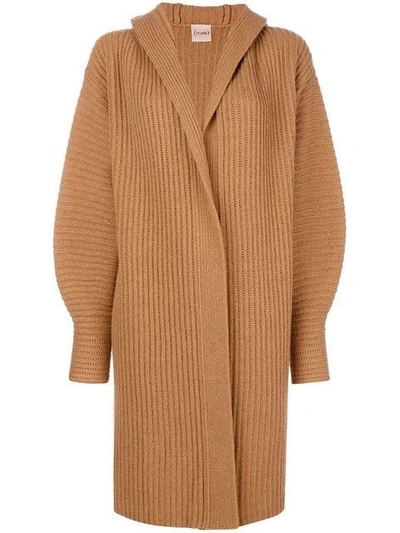 Shop Nude Midi Cardi-coat - Brown