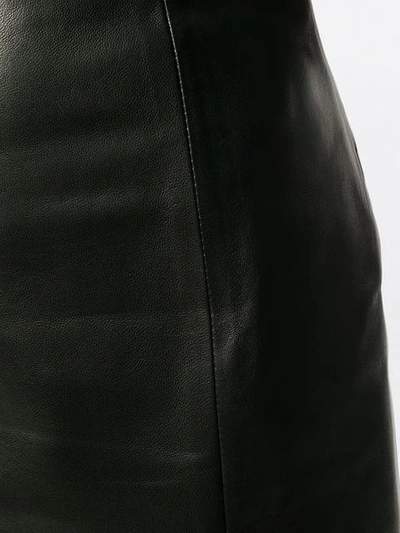 Shop Drome Fitted Midi Skirt - Black
