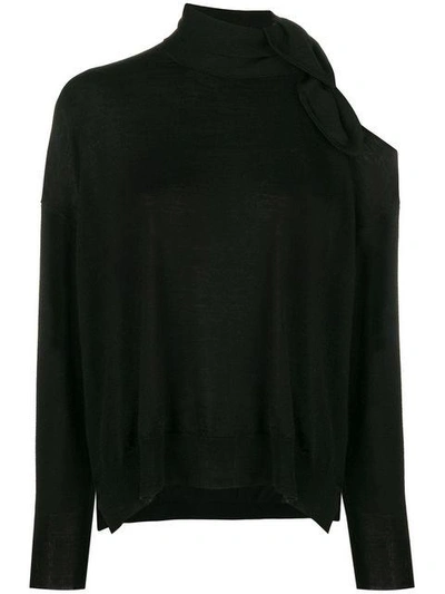 cut out shoulder jumper