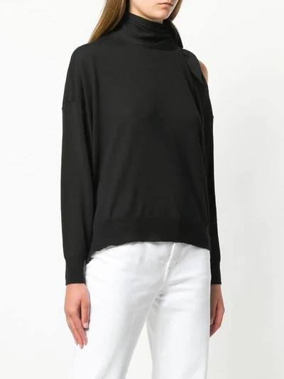 cut out shoulder jumper