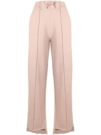 Shop Opportuno Petra Drawstring Trousers In Neutrals