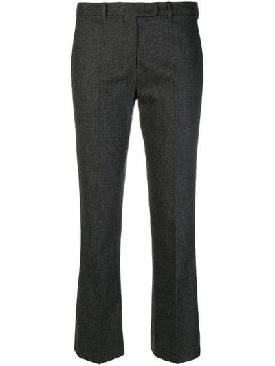 Shop Max Mara 's  Concealed Front Trousers - Grey