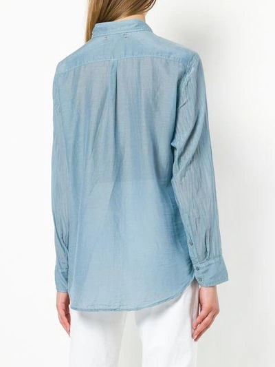 Shop Xirena Gypsy Shirt In Blue