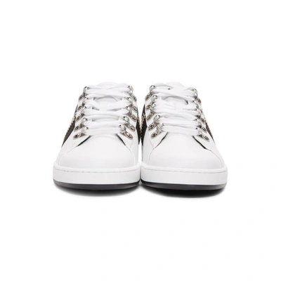 Shop Balmain White Esther Sneakers In Blanc 100