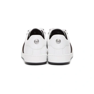 Shop Balmain White Esther Sneakers In Blanc 100