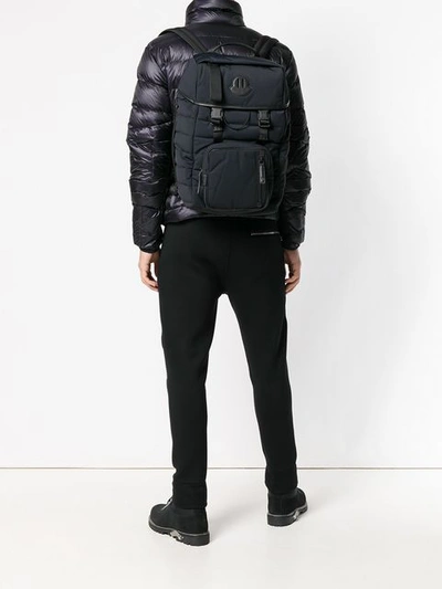 Shop Moncler Padded Backpack - Black