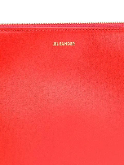 Shop Jil Sander Large Document Holder - Red