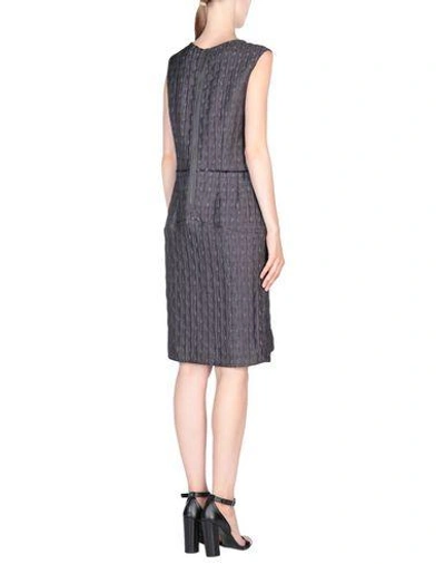 Shop Marni Knee-length Dresses In Dark Brown