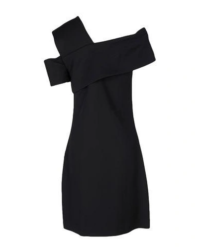 Shop Helmut Lang Short Dresses In Black