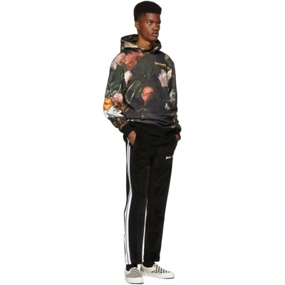 Shop Palm Angels Multicolor Macro Flower Hoodie In 8888 Mu/mu