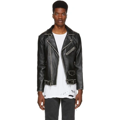 Shop Stolen Girlfriends Club Black Distressed Leather Joey Jacket